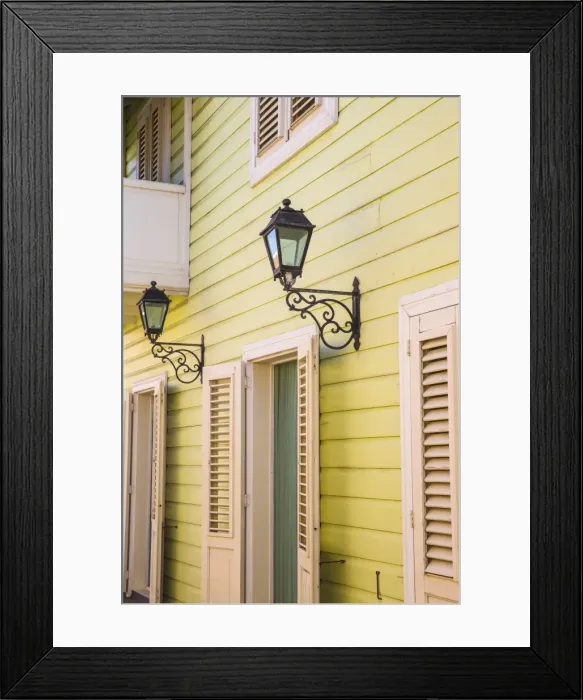 Framed Print : Curacao, Willemstad, Otrobanda, Kura Hulanda Hotel