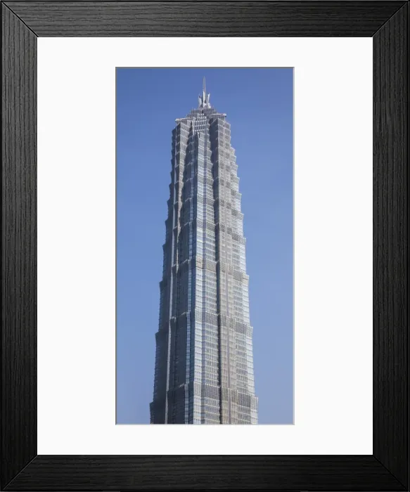 Framed Print : Jinmao Tower, Lujiazui financial district, Pudong, Shanghai, China Framed Print : Jinmao Tower, Lujiazui financial district, Pudong, Shanghai, China