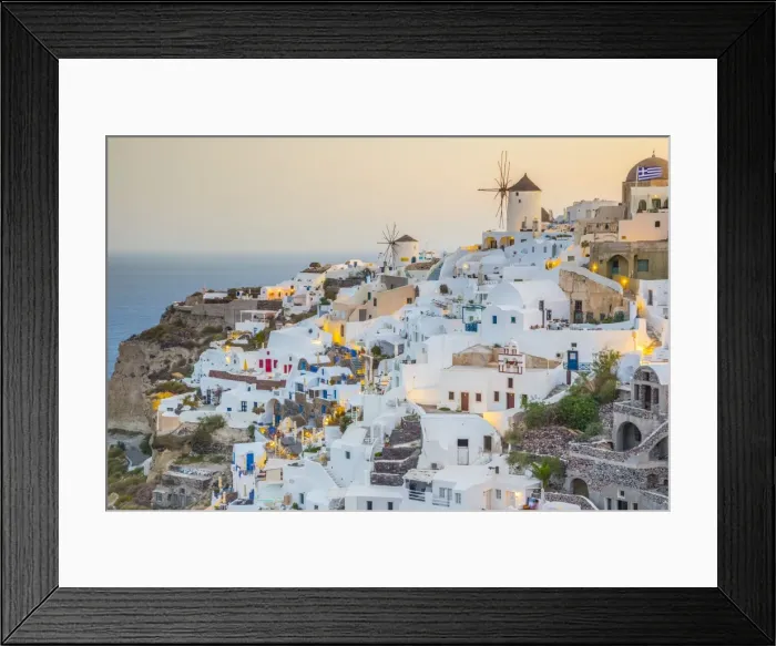 Framed Print : Oia, Santorini (Thira), Cyclades Islands, Greece Framed Print : Oia, Santorini (Thira), Cyclades Islands, Greece