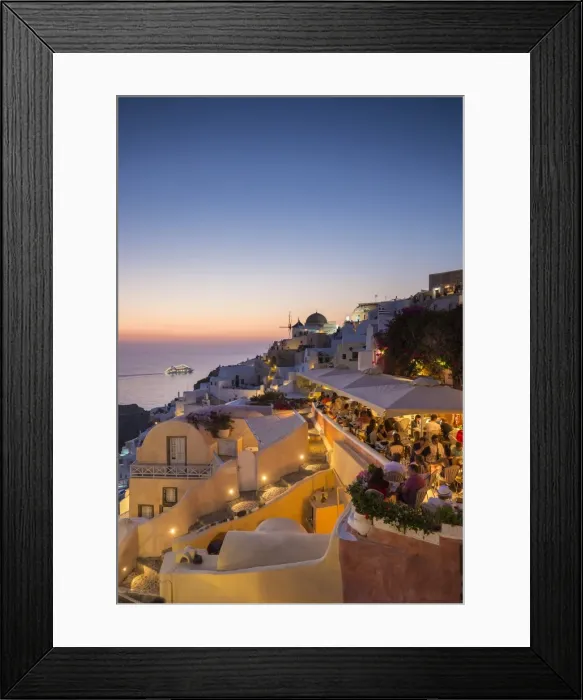 Framed Print : Oia, Santorini (Thira), Cyclades Islands, Greece Framed Print : Oia, Santorini (Thira), Cyclades Islands, Greece