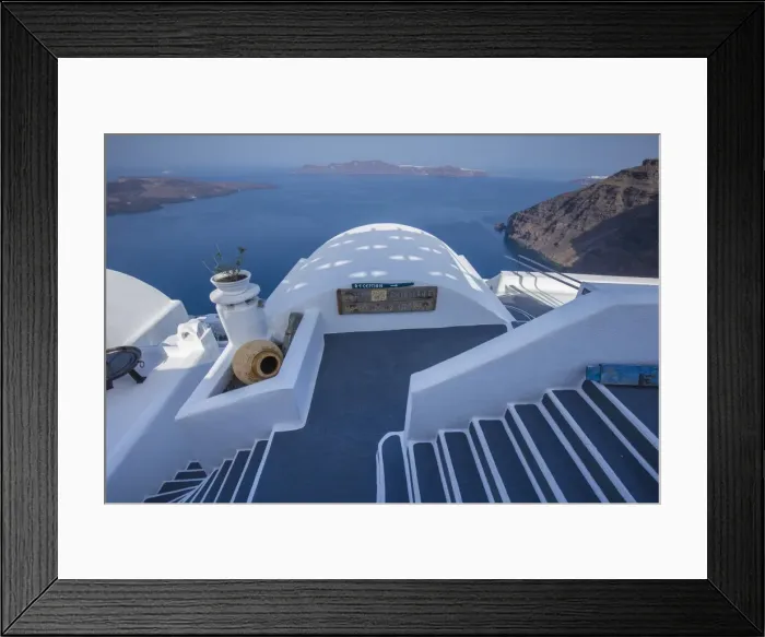 Framed Print : Firostefani, Fira, Santorini (Thira), Cyclades Islands, Greece Framed Print : Firostefani, Fira, Santorini (Thira), Cyclades Islands, Greece