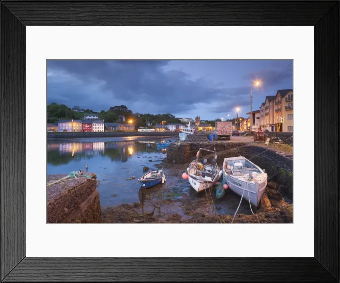 Framed Print : Ireland, County Cork, Bantry, harbor view, evening Framed Print : Ireland, County Cork, Bantry, harbor view, evening