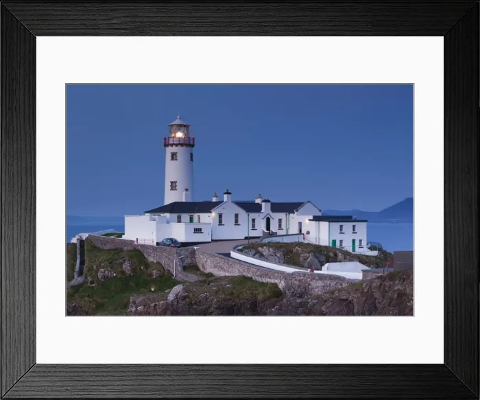 Framed Print : Ireland, County Donegal, Fanad Peninsula, Fanad Head Lighthouse, dusk Framed Print : Ireland, County Donegal, Fanad Peninsula, Fanad Head Lighthouse, dusk