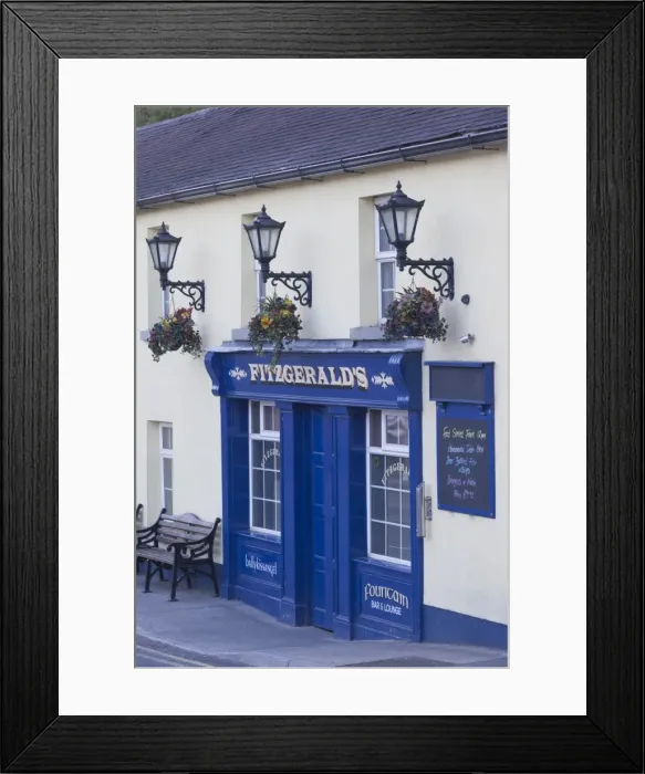 Framed Print : Ireland, County Wicklow, Avoca, Fitzgeralds Pub, played leading role in TV series Framed Print : Ireland, County Wicklow, Avoca, Fitzgeralds Pub, played leading role in TV series