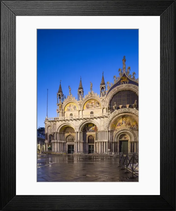 Framed Print : St. Marks Basilica, St. Marks Square (San Marco) Venice, Italy Framed Print : St. Marks Basilica, St. Marks Square (San Marco) Venice, Italy