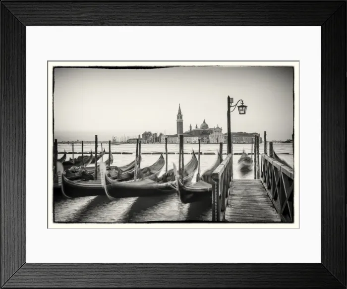 Framed Print : Chiesa di San Giorgio Maggiore & St. Marks Square (Piazza San Marco) Venice, Italy