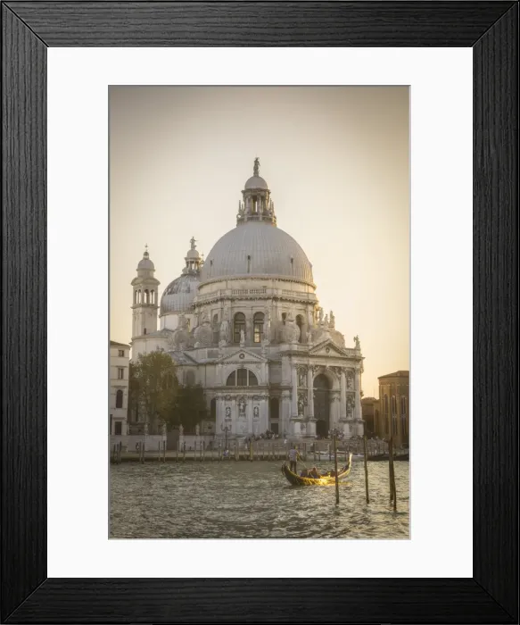 Framed Print : Basilica di Santa Maria della Salute, Grand Canal, Venice, Italy