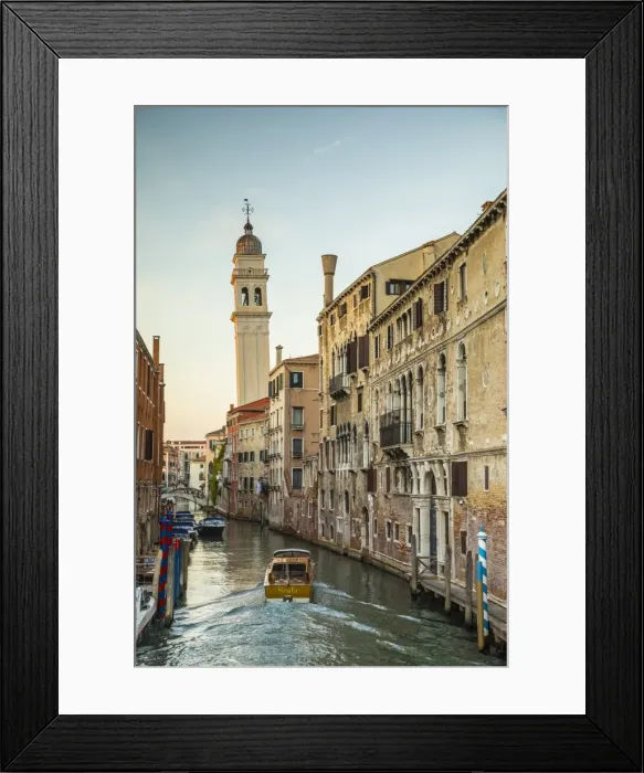 Framed Print : Chiesa di San Giorgio dei Greci, Rio del Greci, Venice, Italy Framed Print : Chiesa di San Giorgio dei Greci, Rio del Greci, Venice, Italy