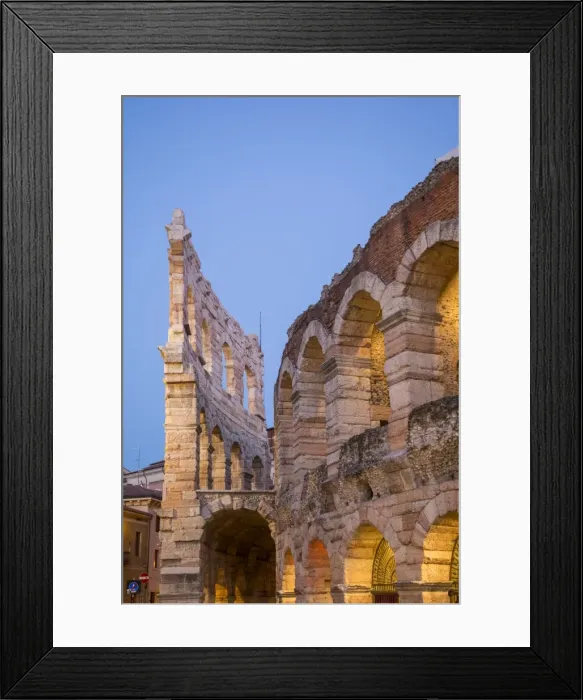 Framed Print : Roman Arena, Piazza Bra, Verona, Veneto, Italy Framed Print : Roman Arena, Piazza Bra, Verona, Veneto, Italy