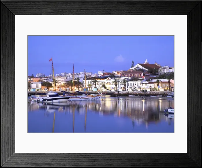 Framed Print : Marina and City of Lagos, Lagos, Western Algarve, Algarve, Portugal, Europe Framed Print : Marina and City of Lagos, Lagos, Western Algarve, Algarve, Portugal, Europe