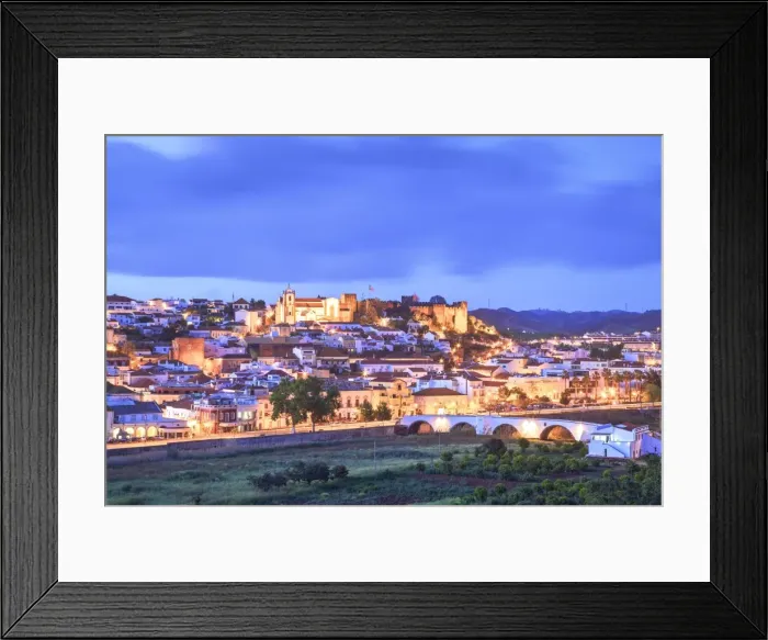 Framed Print : Old Cathedral and Castle at Dusk, Silves, Western Algarve, Algarve, Portugal, Europe Framed Print : Old Cathedral and Castle at Dusk, Silves, Western Algarve, Algarve, Portugal, Europe