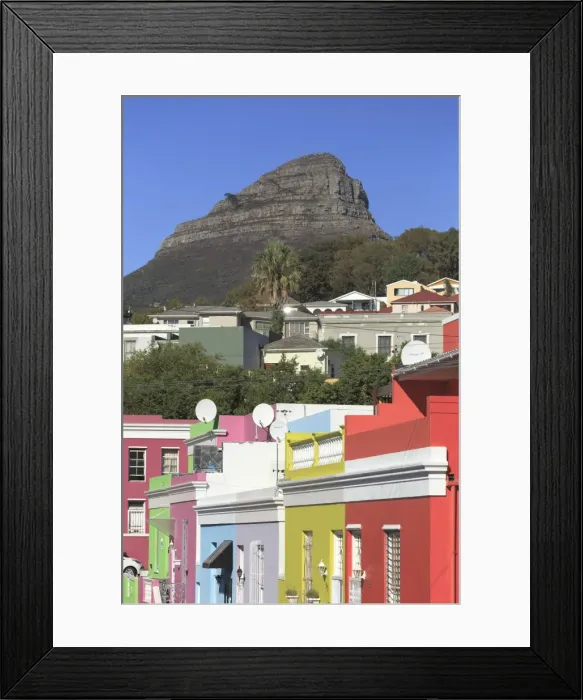 Framed Print : South Africa, Western Cape, Cape Town, Bo-kaap Framed Print : South Africa, Western Cape, Cape Town, Bo-kaap