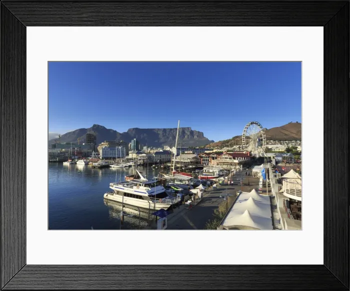 Framed Print : South Africa, Western Cape, Cape Town, V&A Waterfront, Victoria Wharf Framed Print : South Africa, Western Cape, Cape Town, V&A Waterfront, Victoria Wharf