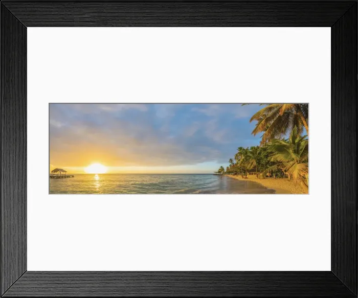 Framed Print : Caribbean, Trinidad and Tobago, Tobago, Pigeon Point Framed Print : Caribbean, Trinidad and Tobago, Tobago, Pigeon Point