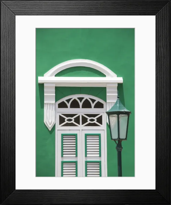 Framed Print : Caribbean, Netherland Antilles, Aruba, Oranjestad, Former home of Dr Eloy Ahrends Framed Print : Caribbean, Netherland Antilles, Aruba, Oranjestad, Former home of Dr Eloy Ahrends