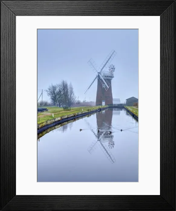 Framed Print : UK, England, Norfolk, Horsey Windpump