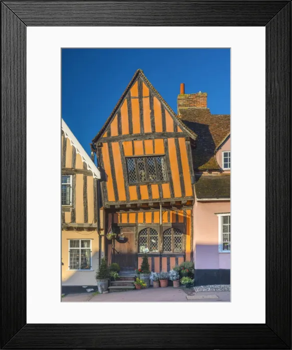 Framed Print : UK, England, Suffolk, Lavenham, High Street Framed Print : UK, England, Suffolk, Lavenham, High Street