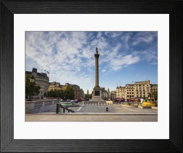 Framed Print : Nelsons Column, Trafalgar Square, London, England, UK Framed Print : Nelsons Column, Trafalgar Square, London, England, UK