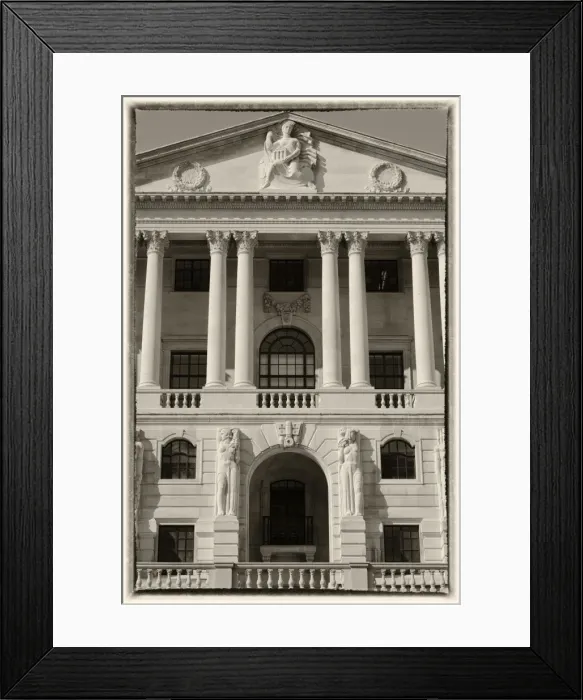 Framed Print : Bank of England, City of London, London, England, UK Framed Print : Bank of England, City of London, London, England, UK
