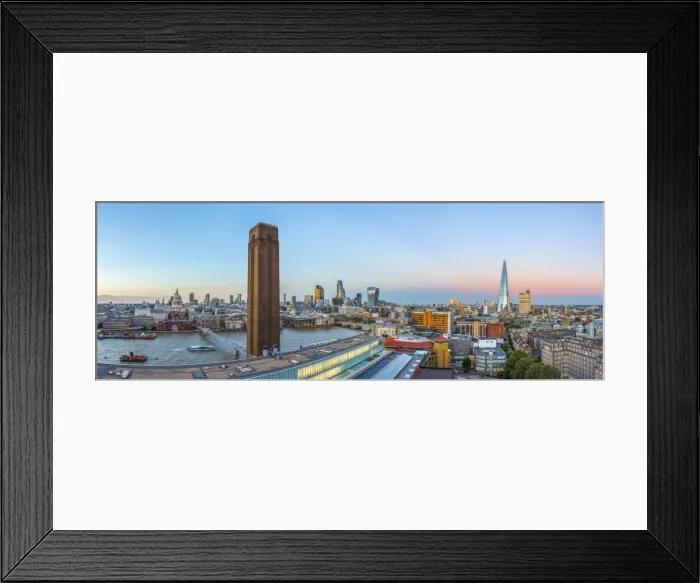 Framed Print : UK, England, London, City of London from Tate Modern