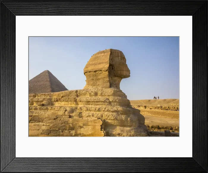 Framed Print : Pyramid of Cheops and the Sphinx, Giza, Cairo, Egypt Framed Print : Pyramid of Cheops and the Sphinx, Giza, Cairo, Egypt