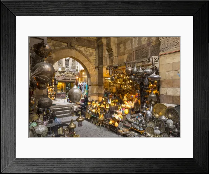 Framed Print : Lanterns for sale in a shop in the Khan el-Khalili bazaar (Souk), Cairo, Egypt Framed Print : Lanterns for sale in a shop in the Khan el-Khalili bazaar (Souk), Cairo, Egypt