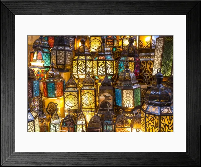 Framed Print : Lanterns for sale in a shop in the Khan el-Khalili bazaar (Souk), Cairo, Egypt Framed Print : Lanterns for sale in a shop in the Khan el-Khalili bazaar (Souk), Cairo, Egypt