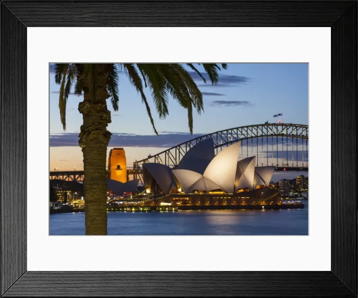Framed Print : Sydney Opera House & Harbour Bridge, Darling Harbour, Sydney, New South Wales, Australia Framed Print : Sydney Opera House & Harbour Bridge, Darling Harbour, Sydney, New South Wales, Australia