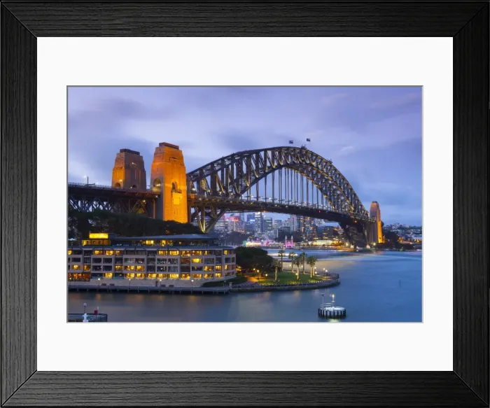 Framed Print : Harbour Bridge, Darling Harbour, Sydney, New South Wales, Australia Framed Print : Harbour Bridge, Darling Harbour, Sydney, New South Wales, Australia