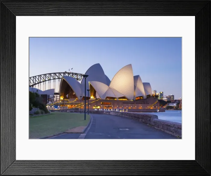 Framed Print : Sydney Opera House & Harbour Bridge, Darling Harbour, Sydney, New South Wales, Australia Framed Print : Sydney Opera House & Harbour Bridge, Darling Harbour, Sydney, New South Wales, Australia