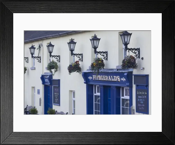 Framed Print : Ireland, County Wicklow, Avoca, Fitzgeralds Pub, played leading role in TV series Framed Print : Ireland, County Wicklow, Avoca, Fitzgeralds Pub, played leading role in TV series