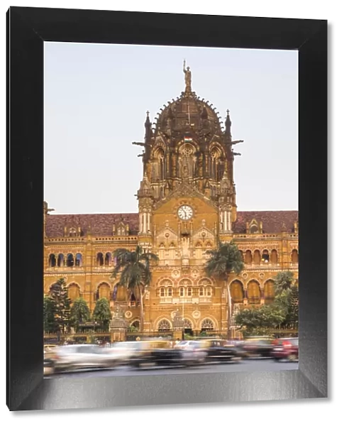 India, Maharashtra, Mumbai, Chhatrapati Shivaji Terminus a historic railway station