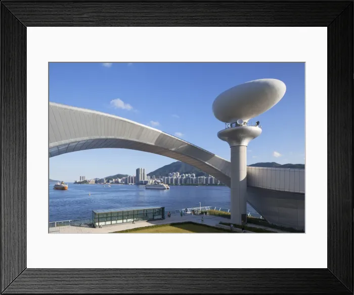 Framed Print : Kai Tak Cruise Terminal (designed by Foster + Partners), Kai Tak, Kowloon, Hong Kong Framed Print : Kai Tak Cruise Terminal (designed by Foster + Partners), Kai Tak, Kowloon, Hong Kong