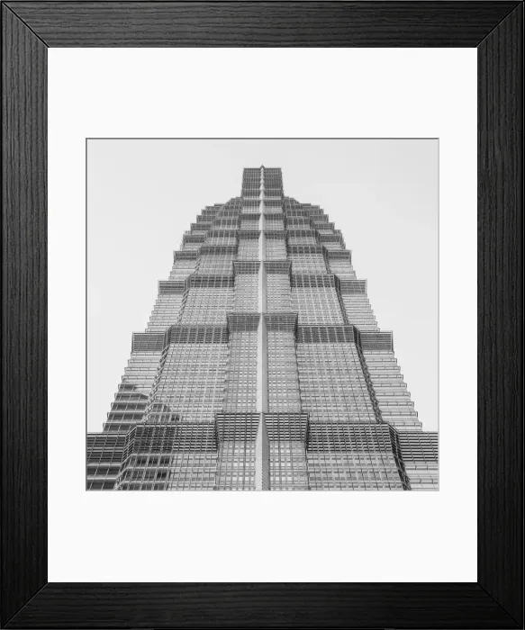 Framed Print : Jin Mao Tower, Lujiazui, Pudong, Shanghai, China Framed Print : Jin Mao Tower, Lujiazui, Pudong, Shanghai, China
