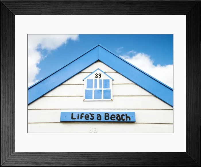 Framed Print : Beach huts at Southwold, Suffolk, UK