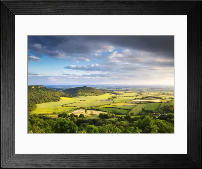 Framed Print : United Kingdom, England, North Yorkshire, Sutton Bank Framed Print : United Kingdom, England, North Yorkshire, Sutton Bank