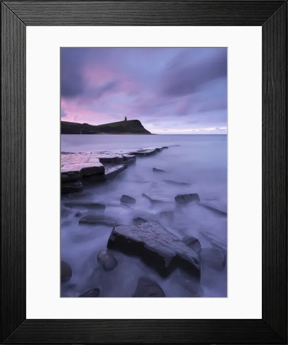 Framed Print : Kimmeridge Bay at dawn, Jurassic Coast, Dorset, England. Autumn (November) Framed Print : Kimmeridge Bay at dawn, Jurassic Coast, Dorset, England. Autumn (November)