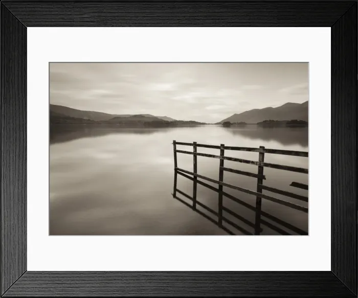 Framed Print : Tranquil Derwent Water at dusk, Lake District, Cumbria, England. Autumn (October) Framed Print : Tranquil Derwent Water at dusk, Lake District, Cumbria, England. Autumn (October)