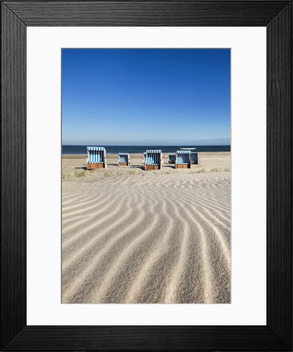 Framed Print : Beach baskets on the beach, Sylt Island, Northern Frisia, Schleswig-Holstein, Germany Framed Print : Beach baskets on the beach, Sylt Island, Northern Frisia, Schleswig-Holstein, Germany