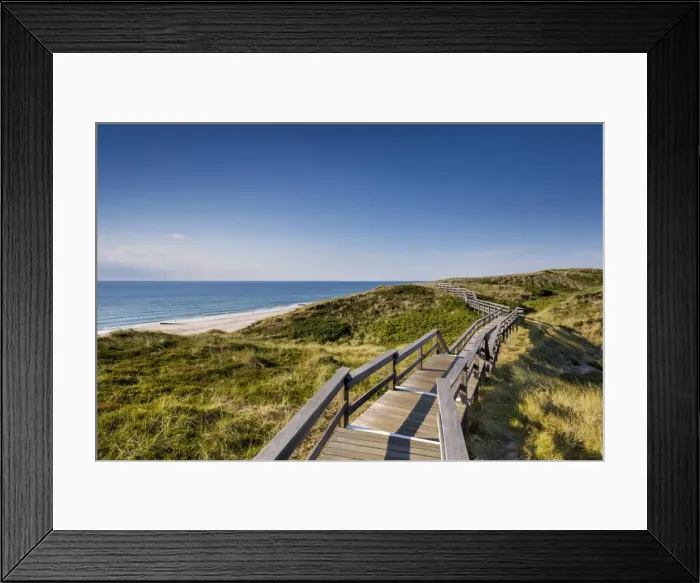 Framed Print : Wodden path in the dunes, Wenningstedt, Sylt Island, Northern Frisia, Schleswig-Holstein Framed Print : Wodden path in the dunes, Wenningstedt, Sylt Island, Northern Frisia, Schleswig-Holstein