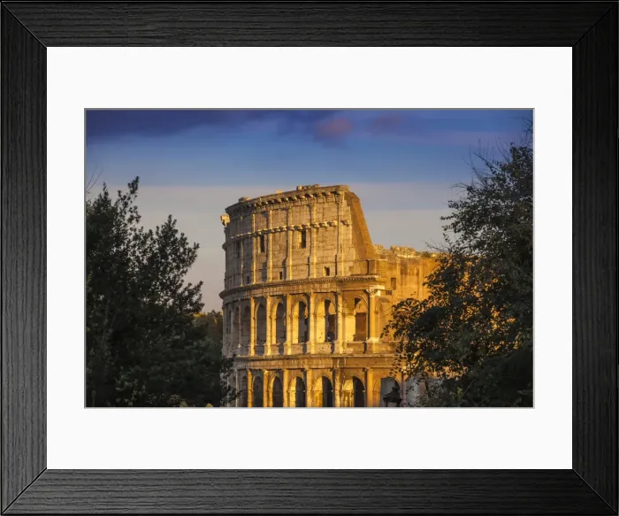 Framed Print : Italy, Lazio, Rome, The Colosseum