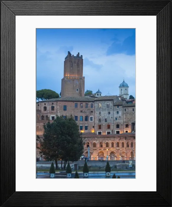 Framed Print : Italy, Lazio, Rome, View of Mercati di Traiano -Trajans market Framed Print : Italy, Lazio, Rome, View of Mercati di Traiano -Trajans market
