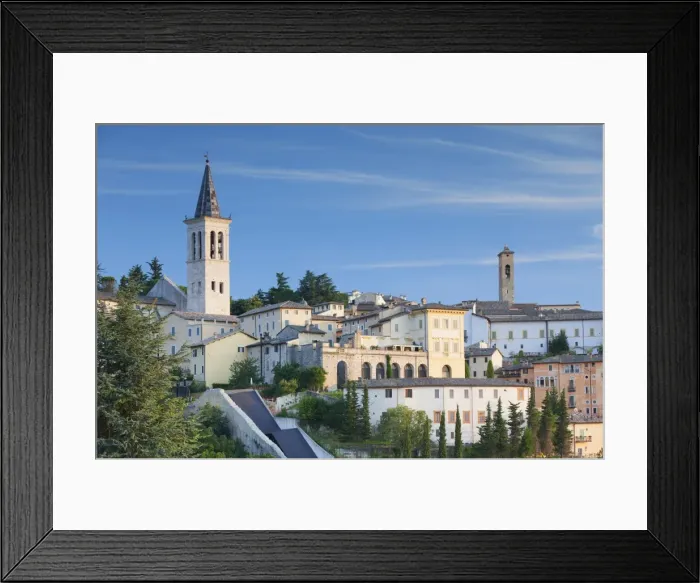 Framed Print : View of Spoleto, Umbria, Italy Framed Print : View of Spoleto, Umbria, Italy
