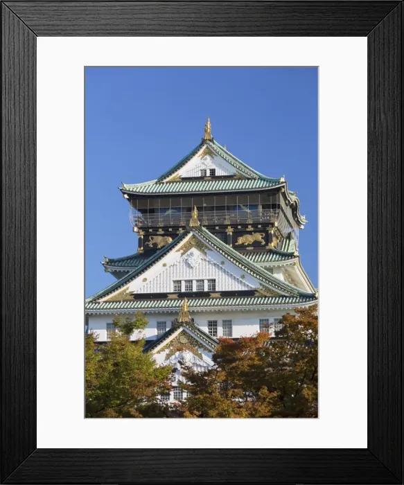 Framed Print : Osaka Castle, Osaka, Kansai, Japan Framed Print : Osaka Castle, Osaka, Kansai, Japan