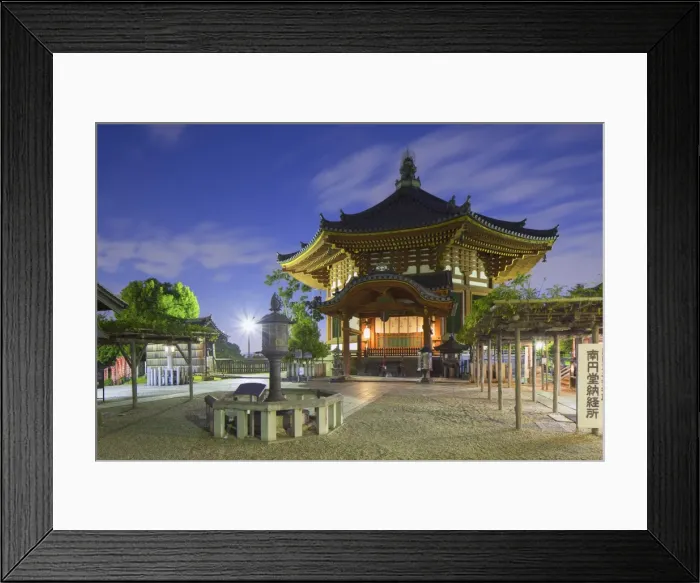 Framed Print : Pagoda at Kofuku-ji Temple (UNESCO World Heritage Site) at dusk, Nara, Kansai, Japan Framed Print : Pagoda at Kofuku-ji Temple (UNESCO World Heritage Site) at dusk, Nara, Kansai, Japan