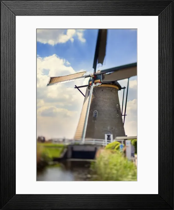 Framed Print : Netherlands, South Holland, Kinderdijk. Windmills Framed Print : Netherlands, South Holland, Kinderdijk. Windmills