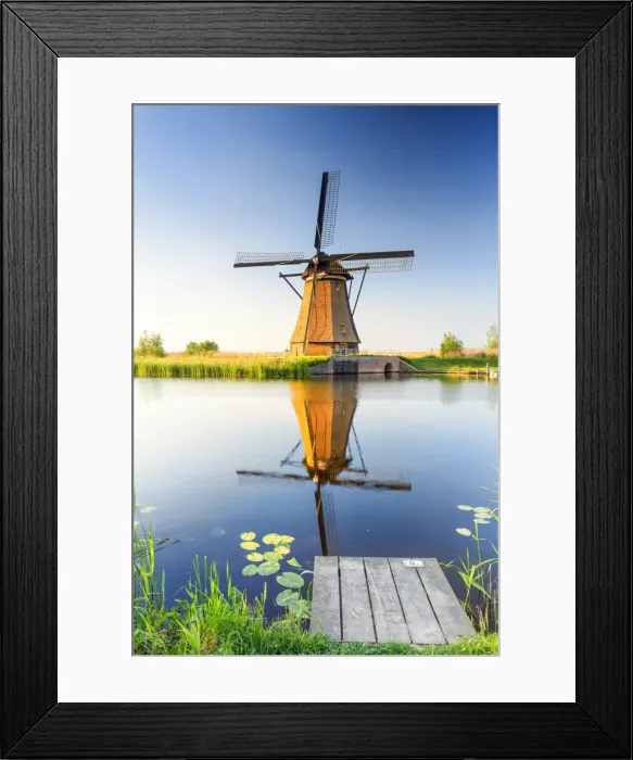 Framed Print : Netherlands, South Holland, Kinderdijk. Windmills Framed Print : Netherlands, South Holland, Kinderdijk. Windmills