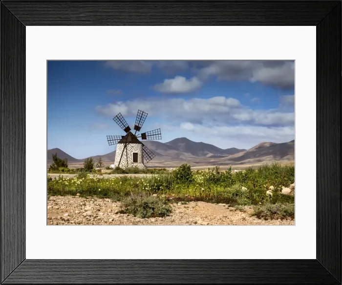Framed Print : Wind mill, Molino de Tefia, Tefia, Fuerteventura, Canary Islands, Spain Framed Print : Wind mill, Molino de Tefia, Tefia, Fuerteventura, Canary Islands, Spain