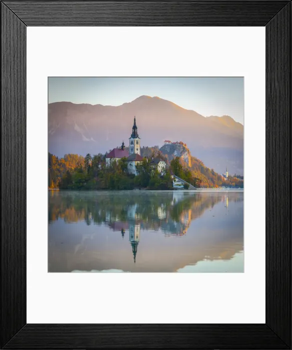 Framed Print : Bled Island (Blejski otok) with the Church of the Assumption (Cerkev Marijinega vnebovzetja) Framed Print : Bled Island (Blejski otok) with the Church of the Assumption (Cerkev Marijinega vnebovzetja)
