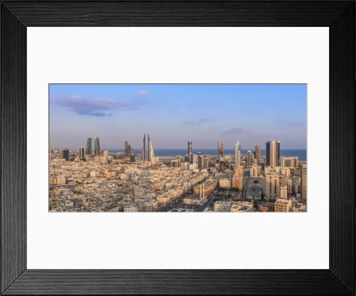 Framed Print : Bahrain, Manama, City skyline